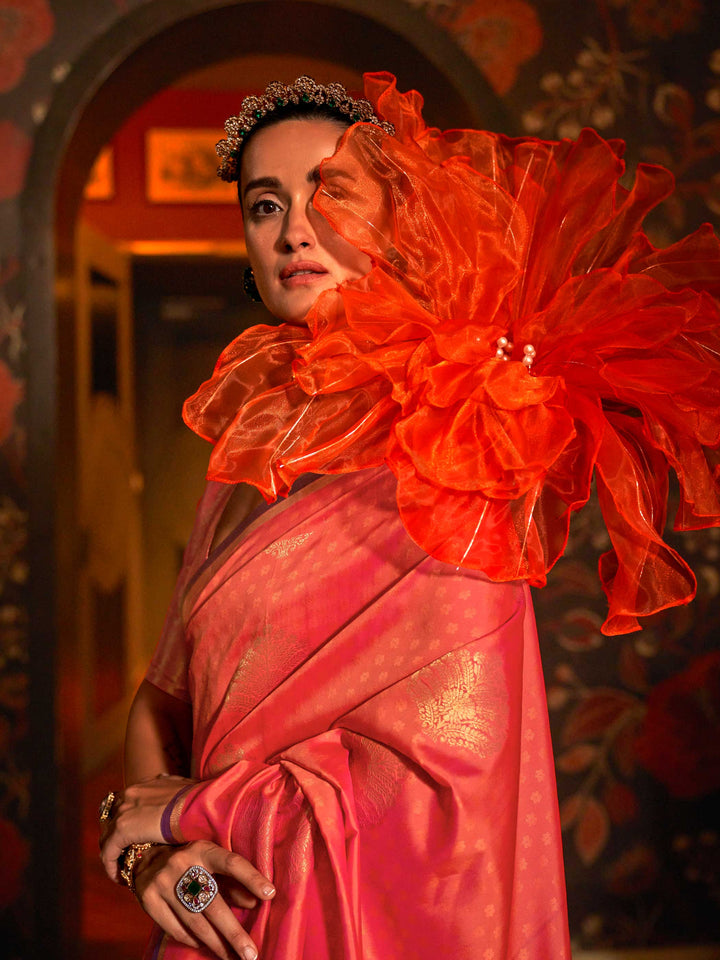 Banarasi Sarees Satin Silk Sarees Blue Reception Wedding Blue Kaakshi Blue  Gold