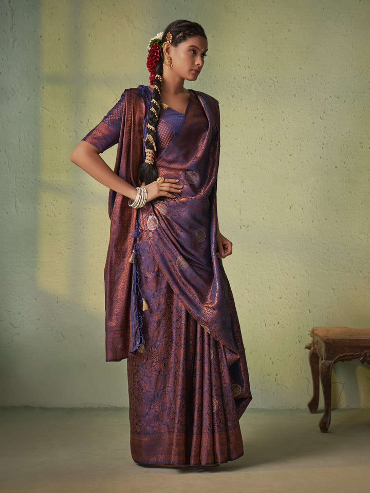 Bridal Ready Saree in Smooth and Lustrous Silk Fabric