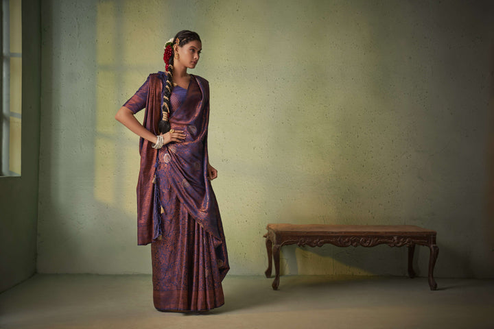 Handwoven Kanjivaram Silk Saree for Festive Occasions