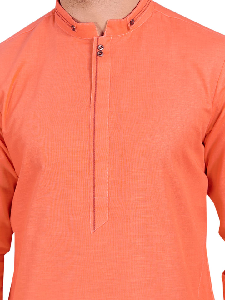 Salmon Straight Kurta Set