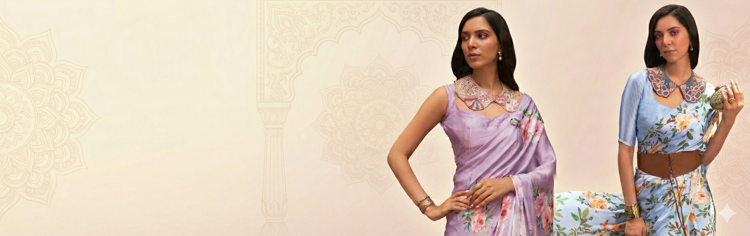 Crepe Saree - House Of Vardha