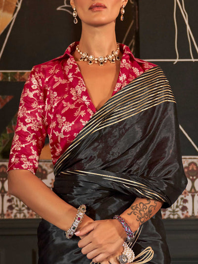 Viscose Handloom Saree, a luxurious handwoven designer silk saree crafted with premium viscose threads