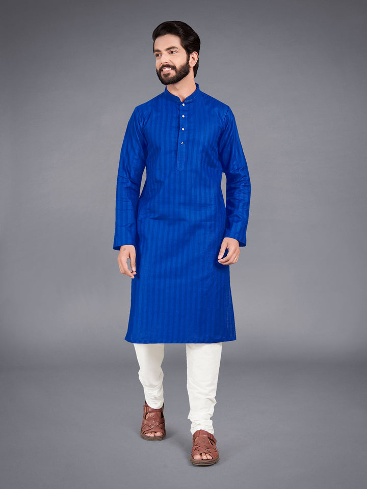 Saphire Blue Straight Kurta Set