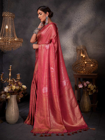 Detailed border view showcasing multi-tone metallic threadwork.
