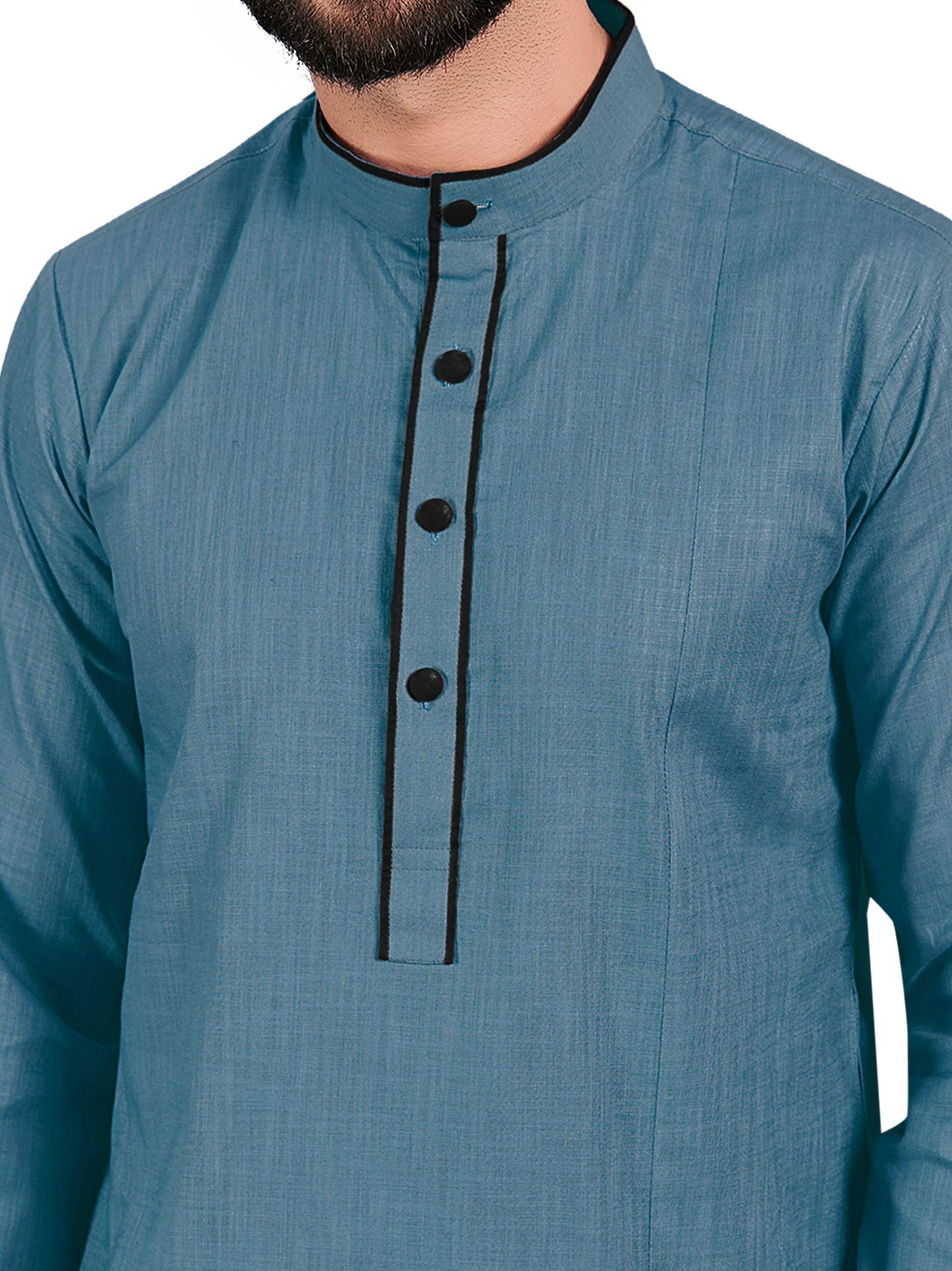 Metal Grey Straight Kurta Set